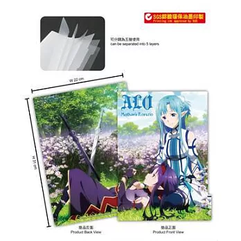 刀劍神域Ⅱ-五層資料夾B款(亞+絕)