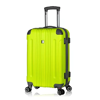 泊客行者 磨砂金屬質感萬向輪登機箱行李箱ABS+PC 22吋22吋-螢光黃