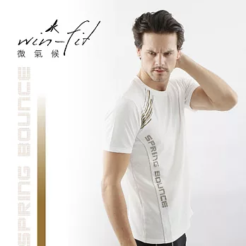 SANTO win-fit 微氣候運動衫 白M白色