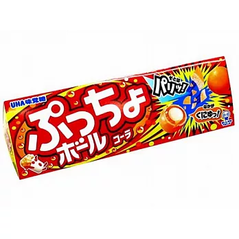 日本【UHA味覺糖】噗啾三角箱糖球-可樂