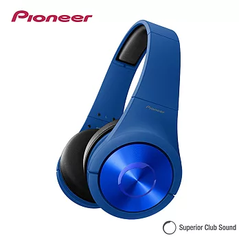 Pioneer Superior Club Sound 潮流耳罩耳機 SE-MX7-L藍色