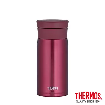 THERMOS 膳魔師不鏽鋼真空保溫杯0.35L(JMZ-350-R)紅色