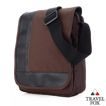 Travel Fox 旅狐柏斯特鑽紋側背包(咖啡)(TB600-76)咖啡色