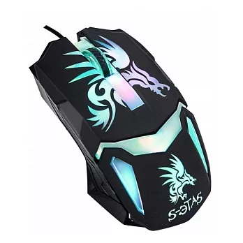 KINYO炫彩電競滑鼠GKM-805黑色