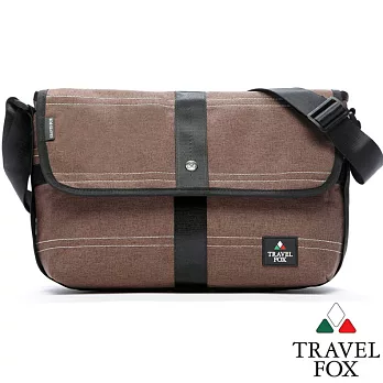 Travel Fox 旅狐芬格側背包(咖啡)(TB678-76W)咖啡色