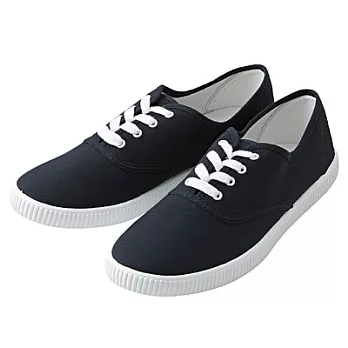 [MUJI 無印良品]有機棉休閒鞋26.5~27.0cm暗藍