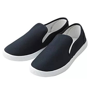 [MUJI 無印良品]有機棉基本便鞋22.5~23.0cm暗藍