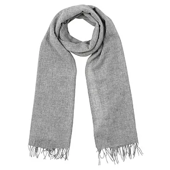 [MUJI 無印良品]喀什米爾大披肩灰色