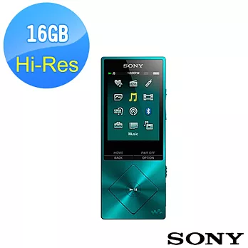 SONY Walkman NW-A25 高解析音樂播放器 16GB (藍色)