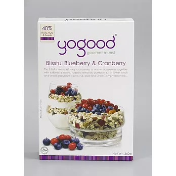 【艾林天然食品】優纖幸福燕麥片(藍莓/蔓越莓口味)(360g/盒)