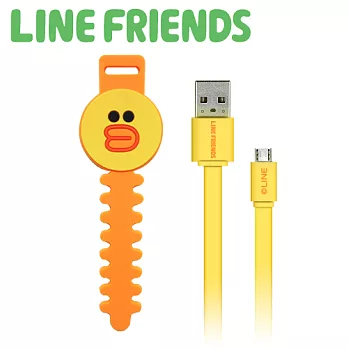 LINE FRIENDS 數位傳輸充電線 USB 2.0-莎莉 (LN-CB01YL)