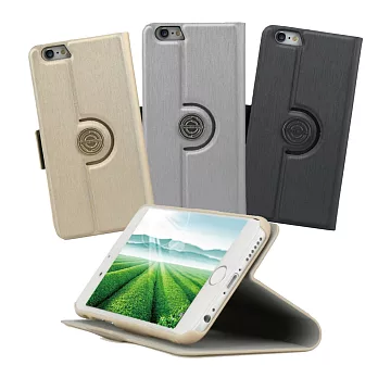 【Tunewear】 Tunefolio 360 iPhone6S 旋轉站立皮套(通用於iPhone 6)銀