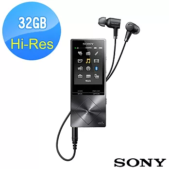 SONY Walkman NW-A26HN 高解析音樂播放器MP4 32GB (黑色)