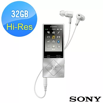 SONY Walkman NW-A26HN 高解析音樂播放器MP4 32GB (銀色)