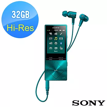 SONY Walkman NW-A26HN 高解析音樂播放器MP4 32GB (藍色)