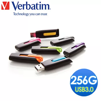 Verbatim 威寶 V3 256GB USB3.0 高速隨身碟(灰黑)