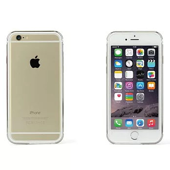 Tunewear Shockmount iPhone6S Plus／6 Plus耐衝擊邊框保護套金/白