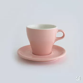 日本ORIGAMI 摺紙咖啡陶瓷杯組 拿鐵杯 250ml (粉紅色)粉紅色)