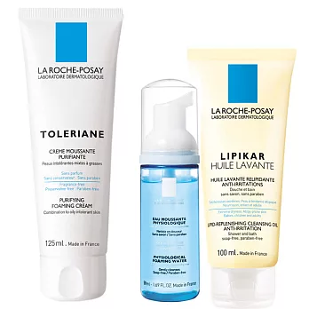 LA ROCHE-POSAY理膚寶水 多容安泡沫洗面乳組