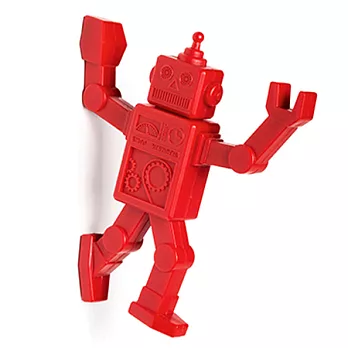 機器人磁性掛鉤-紅