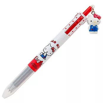 《Sanrio》HELLO KITTY*ZEBRA Prefill五色換芯筆(點點蝴蝶結)