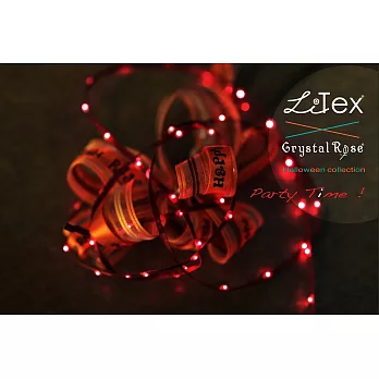 《LITEX》風靡歐美。台灣新創意-會發光的LED緞帶 (橘燈黑帶)