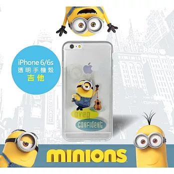 minions 小小兵 iPhone 6 / 6S 4.7吋透明保護套-吉他史都華