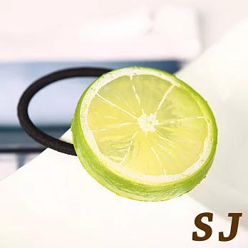 【SJ】日韓森林系女孩仿真檸檬髮束-綠檸檬