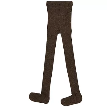[MUJI無印良品]女棉結混螺紋直角褲襪M~L煙燻棕