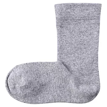 [MUJI無印良品]女喀什米爾混直角襪23~25cm灰色