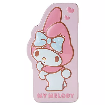 《Sanrio》美樂蒂多用途造型鐵製筆盒(藍蝴蝶結)