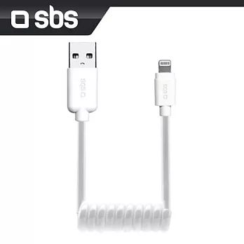 sbs USB轉Apple Lightning 螺旋傳輸線