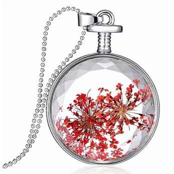 AmaZing 生如夏花-巧手工藝押花項鍊 (H032N)