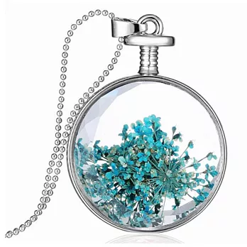 AmaZing 生如夏花-巧手工藝押花項鍊 (H034N)