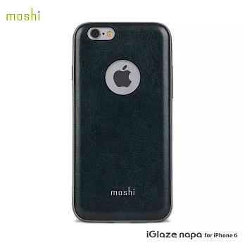 Moshi iGlaze Napa for iPhone 6/6s 皮革雙料保護背殼午夜藍