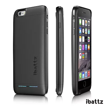 【ibattz】Refuel Invictus iphone 6plus/iphone 6S plus 電源手機殼 6000 mAh (奢華黑)