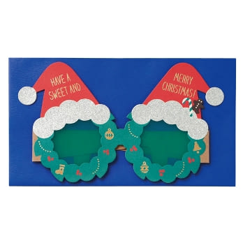 【MARK’S】2015聖誕節造型卡片_派對眼鏡(聖誕老人)