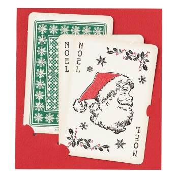 【MARK’S】2015聖誕節造型卡片_撲克牌三件組(綠)