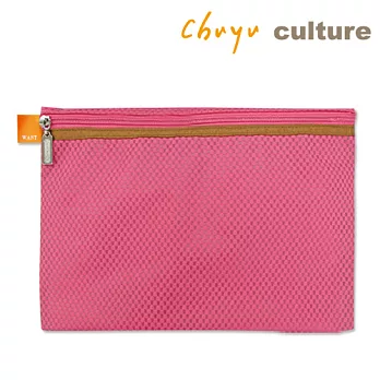 珠友 B6/32K立體收納網袋-WANTA桃