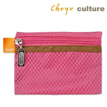 珠友 A6/50K立體收納網袋-WANTA桃