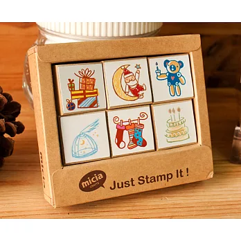 Micia六入聖誕限定印章組C6S31