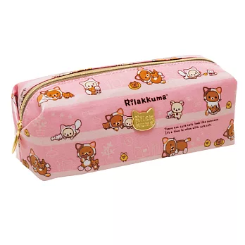 San-X 拉拉熊快樂貓生活系列防水筆袋包