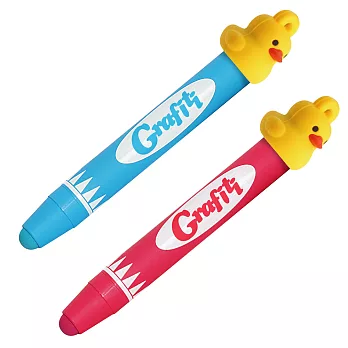 Ndevr｜Grafiti 蠟筆造型兒童觸控筆(藍色)