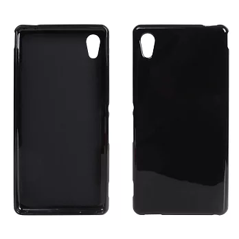 【BIEN】SONY Xperia M4 Aqua 亮麗全彩軟質保護殼 (黑)