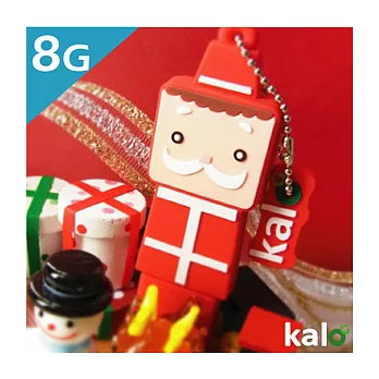 KALO 卡樂創意 造型隨身碟USB 聖誕交換禮物-8GB聖誕老人
