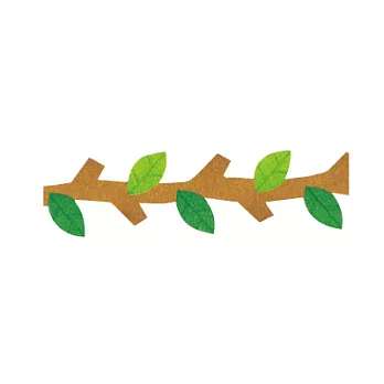 MIDORI PCM紙藝博物館 緞帶貼系列-樹枝