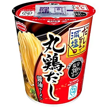 日本【小豬】減塩杯麵-丸雞醬油風味