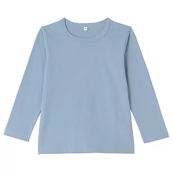[MUJI無印良品]兒童有機棉每日兒童服長袖T恤120淺藍