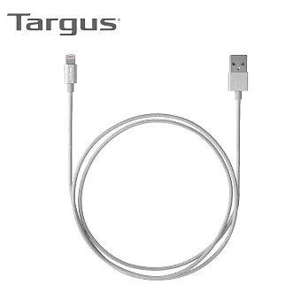 Targus 鋁製系列 Lightning 1.2M 充電傳輸線月光白(ACC99405AP)月光白