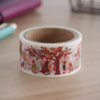 【Aimez le style】和紙膠帶_孩童們的嬉戲